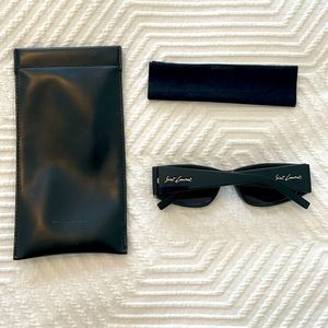 Saint Laurent SL329 Unisex Black Sunglasses